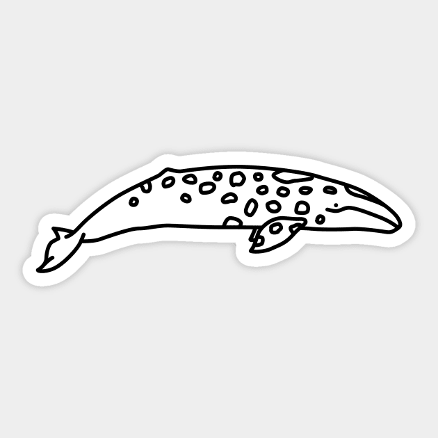 Gray Whale Sticker by Radradrad